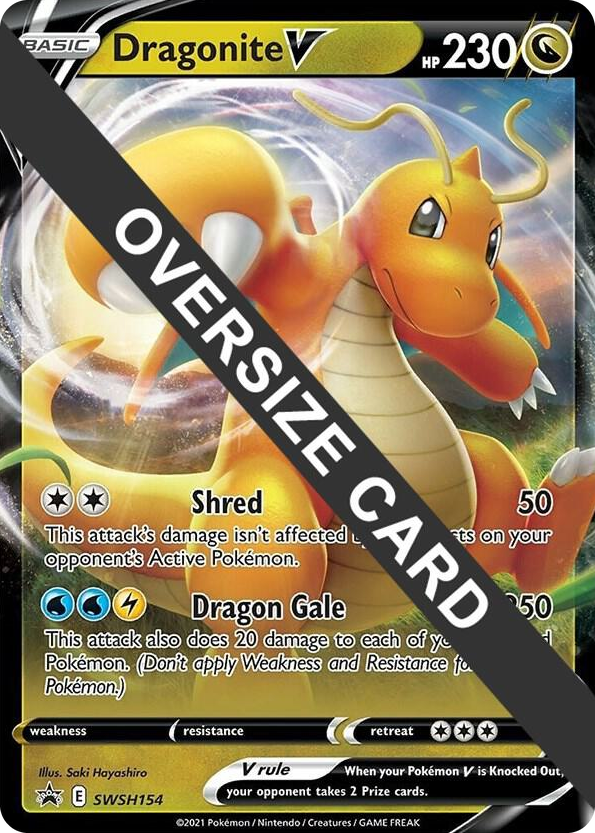 0154 Dragonite V - SWSH154 Promo Jumbo Cards