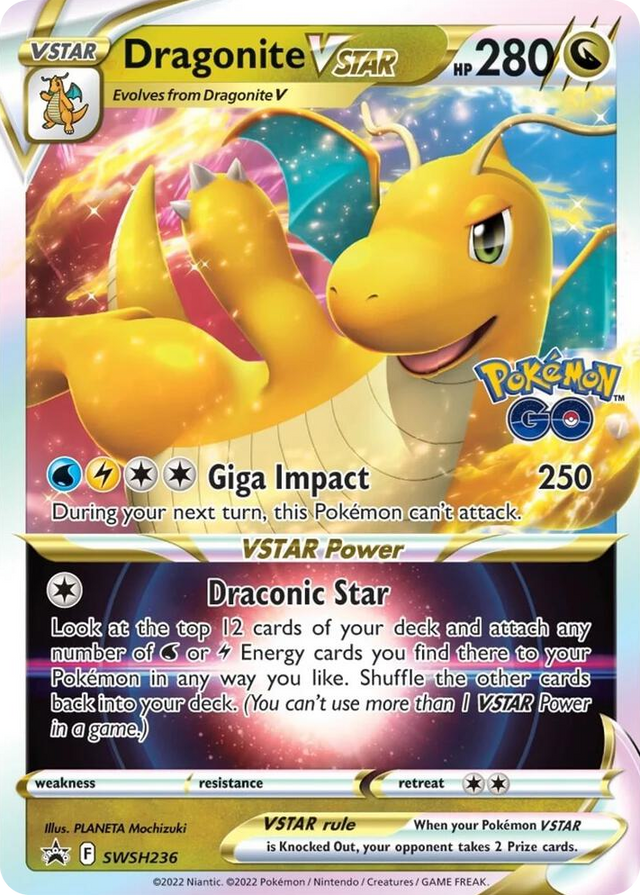 0236 Dragonite VSTAR - SWSH236 Promo Sword & Shield Promo Cards