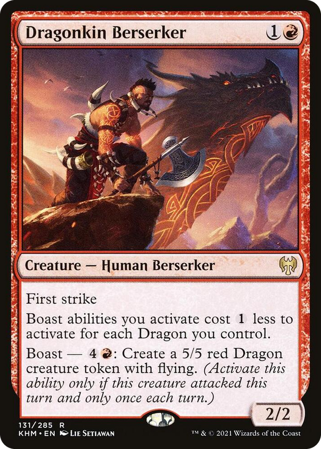 0131 Dragonkin Berserker R Kaldheim