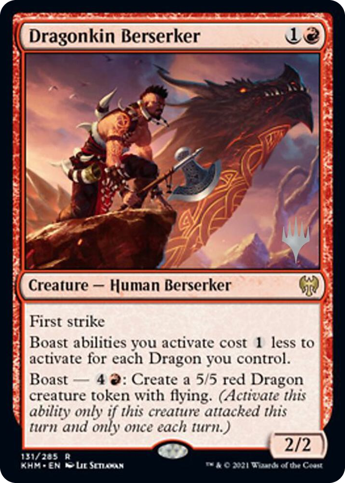 0131 Dragonkin Berserker R Promo Pack: Kaldheim