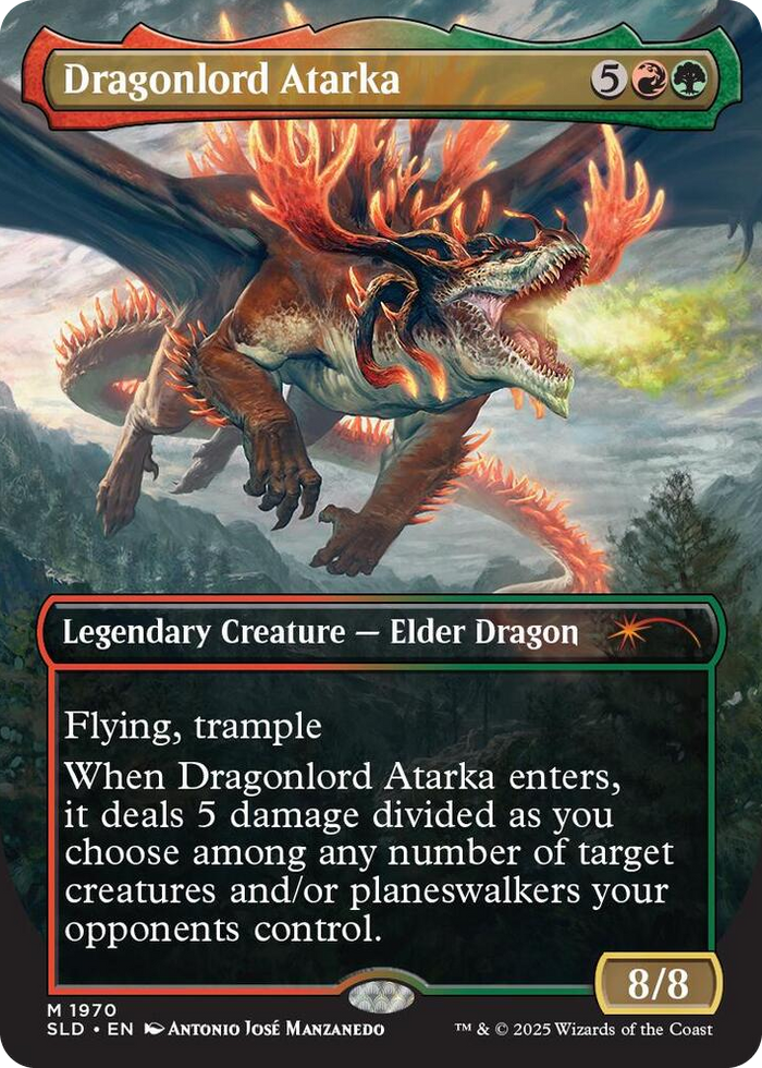 Dragonlord Atarka #1970 M - Secret Lair Drop Series Pokemon card