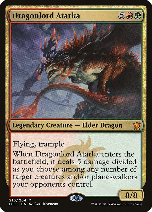 0216 Dragonlord Atarka M Dragons of Tarkir