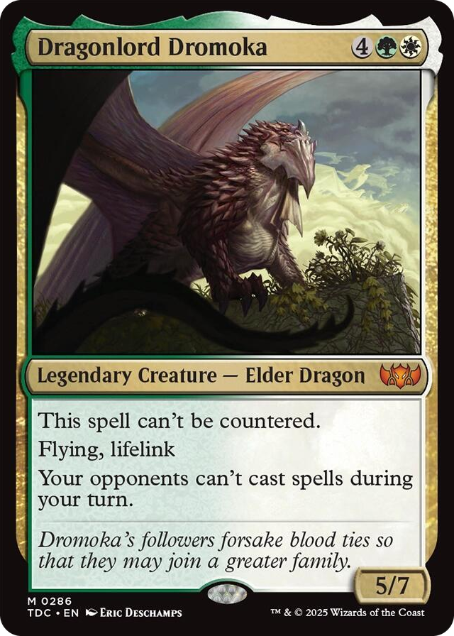 0286 Dragonlord Dromoka M Commander: Tarkir: Dragonstorm