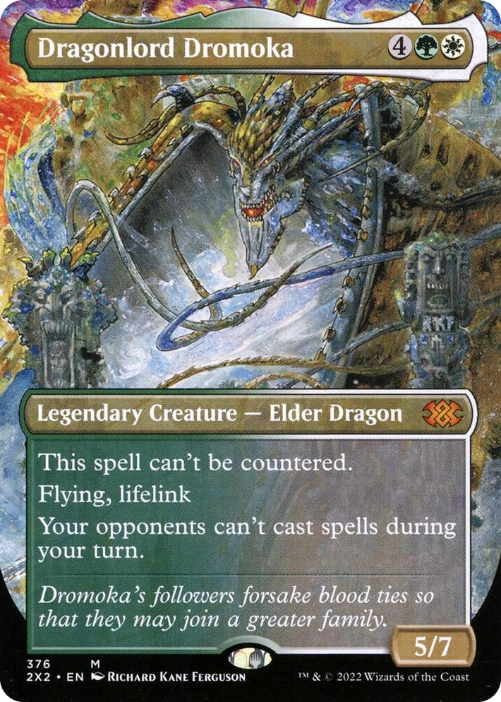 0376 Dragonlord Dromoka (Borderless) M Double Masters 2022
