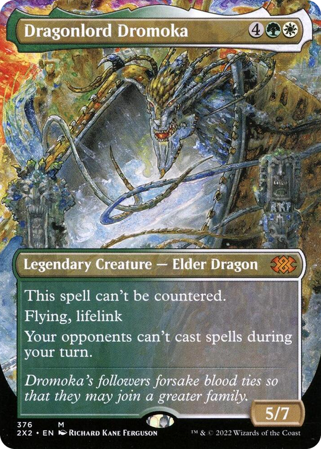 0376 Dragonlord Dromoka (Borderless) M Double Masters 2022
