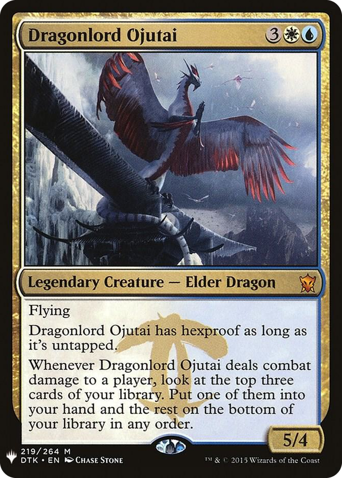 Dragonlord Ojutai #219 M - The List Reprints Pokemon card