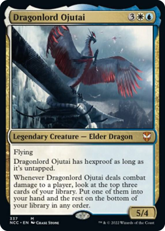 0337 Dragonlord Ojutai M Commander: Streets of New Capenna