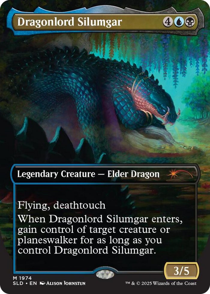 Dragonlord Silumgar #1974 M - Secret Lair Drop Series Pokemon card