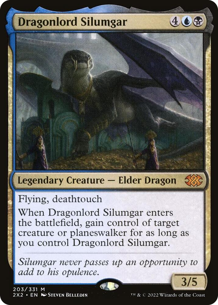 0203 Dragonlord Silumgar M Double Masters 2022