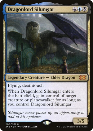 0203 Dragonlord Silumgar M Double Masters 2022