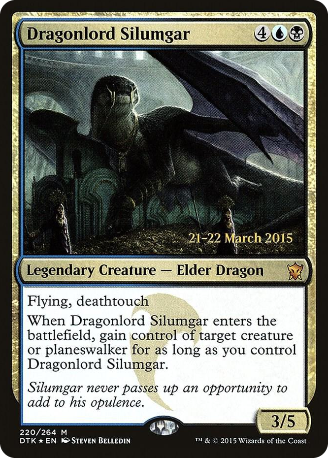 Dragonlord Silumgar #220 M - Prerelease Cards Pokemon card