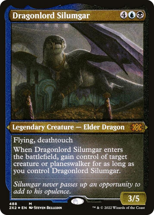 0488 Dragonlord Silumgar (Foil Etched) M Double Masters 2022