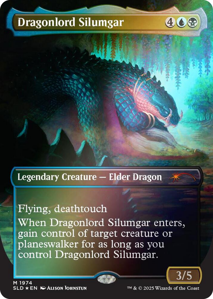 Dragonlord Silumgar (Rainbow Foil) #1974 M - Secret Lair Drop Series Pokemon card