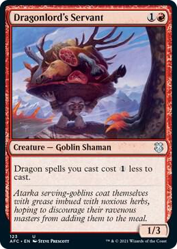 0123 Dragonlord's Servant U Commander: Adventures in the Forgotten Realms
