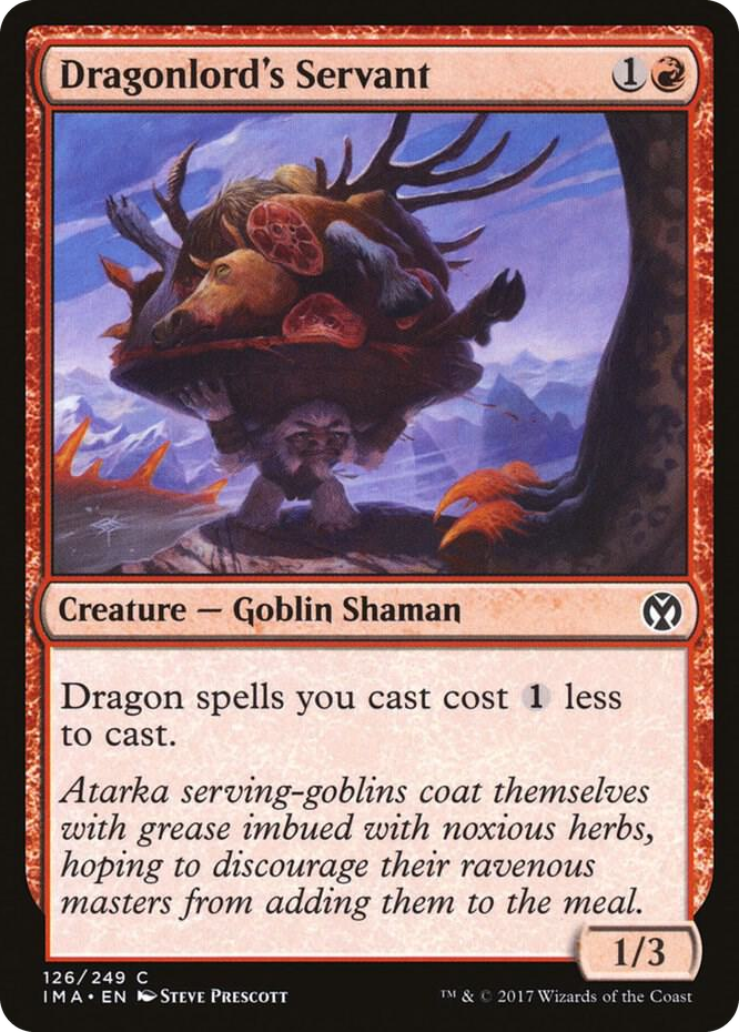 0126 Dragonlord's Servant C Iconic Masters