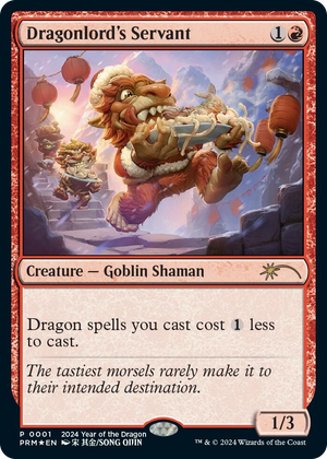 0001 Dragonlord's Servant (Year of the Dragon 2024) P Standard Showdown Promos