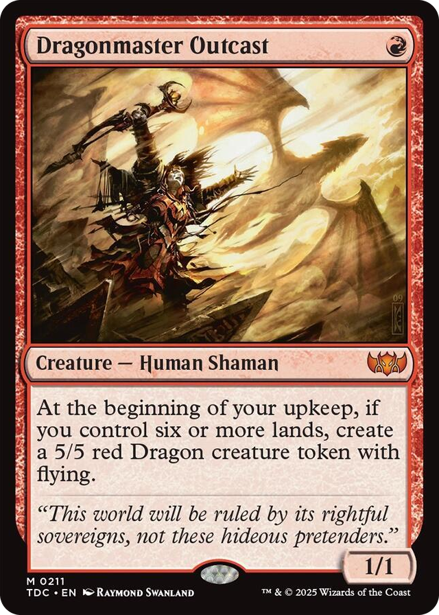 0211 Dragonmaster Outcast M Commander: Tarkir: Dragonstorm