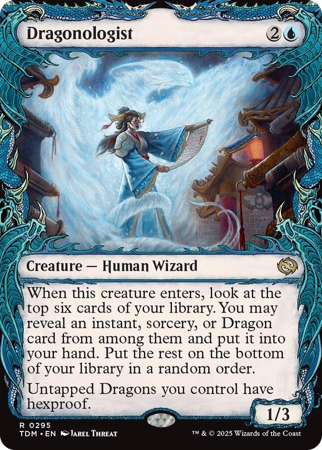 0295 Dragonologist (Showcase) R Dragonstorm