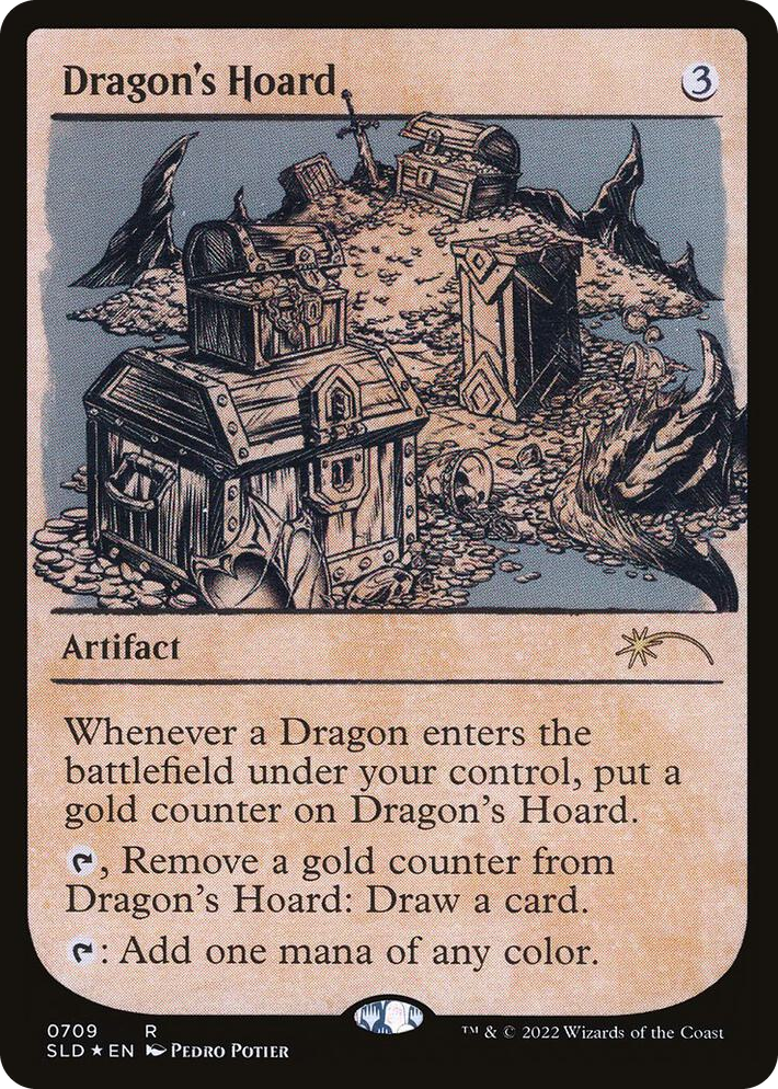0709 Dragon's Hoard (Showcase) R Secret Lair Drop Series
