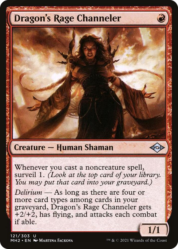 0121 Dragon's Rage Channeler U Modern Horizons 2