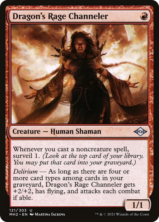 0121 Dragon's Rage Channeler U Modern Horizons 2