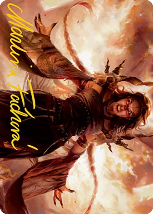 0035 Dragon's Rage Channeler Art Card (Gold-Stamped Signature) S Art Series: Modern Horizons 2