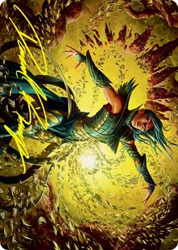 0016 Dragonsguard Elite Art Card (16/81) (Gold-Stamped Signature) S Art Series: Strixhaven