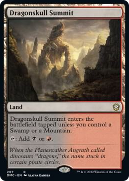 0207 Dragonskull Summit R Commander: Dominaria United