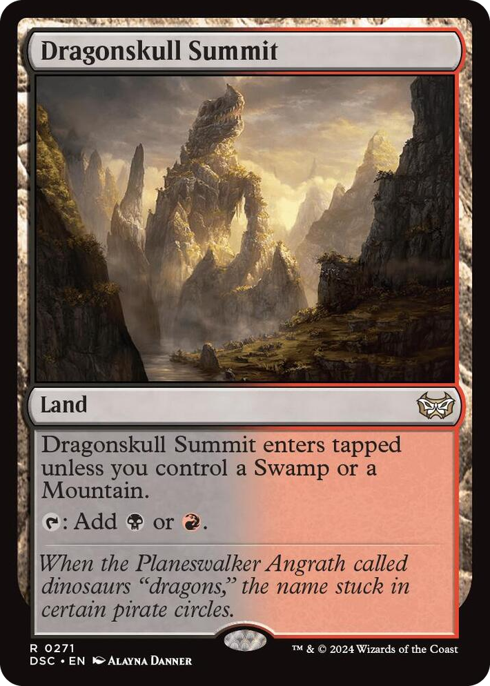 0271 Dragonskull Summit R Commander: Duskmourn: House of Horror