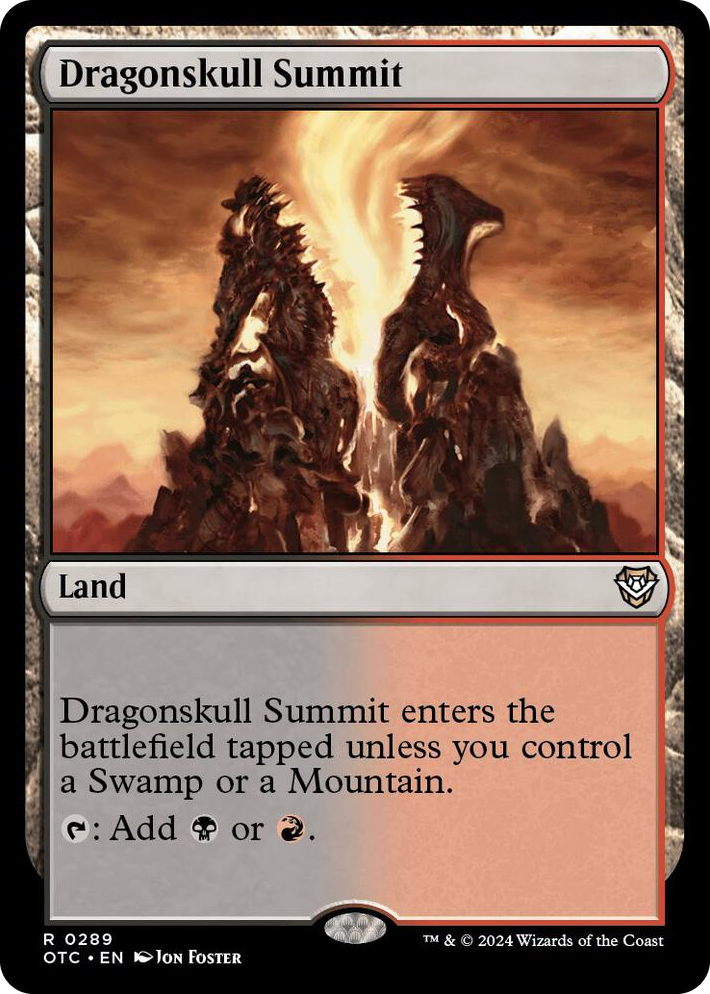 0289 Dragonskull Summit R Commander: Outlaws of Thunder Junction