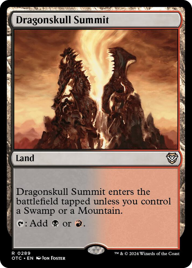 0289 Dragonskull Summit R Commander: Outlaws of Thunder Junction