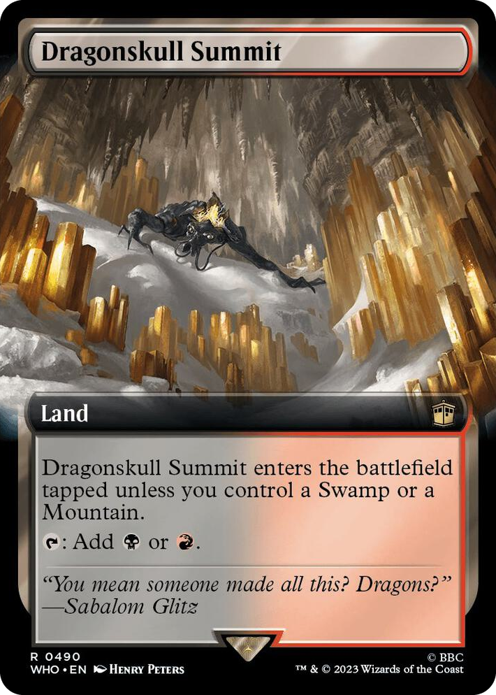 0490 Dragonskull Summit (Extended Art) R Universes Beyond: Doctor Who