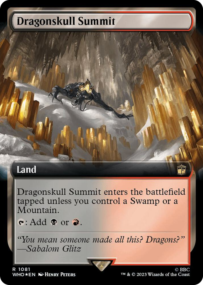 1081 Dragonskull Summit (Extended Art) (Surge Foil) R Universes Beyond: Doctor Who