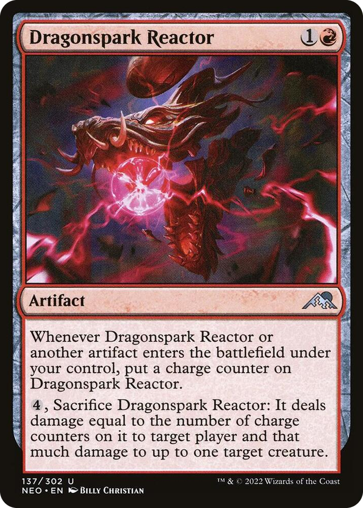 0137 Dragonspark Reactor U Kamigawa: Neon Dynasty
