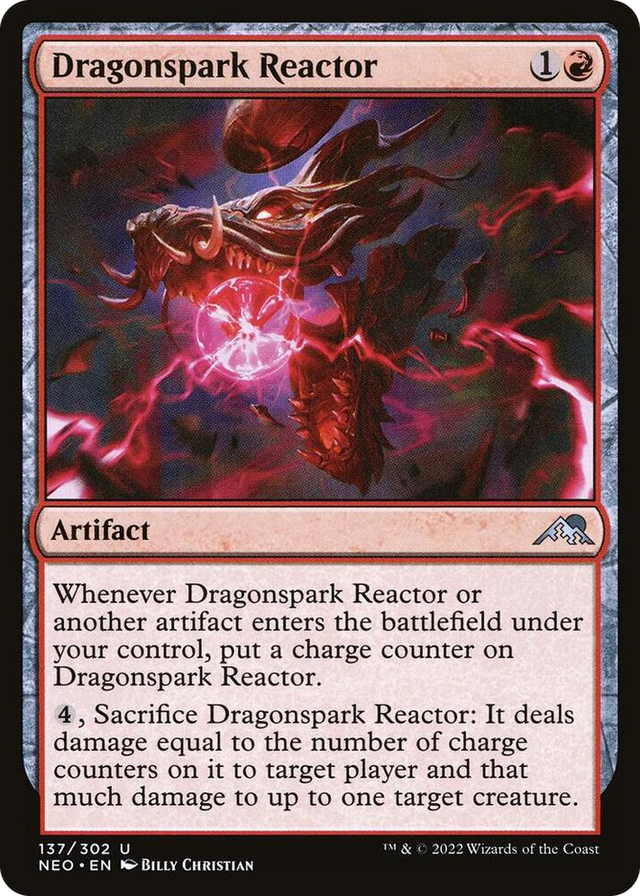 0137 Dragonspark Reactor U Kamigawa: Neon Dynasty