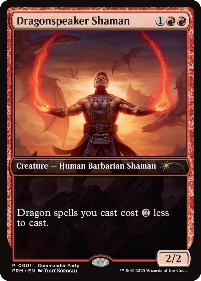 0001 Dragonspeaker Shaman P WPN & Gateway Promos