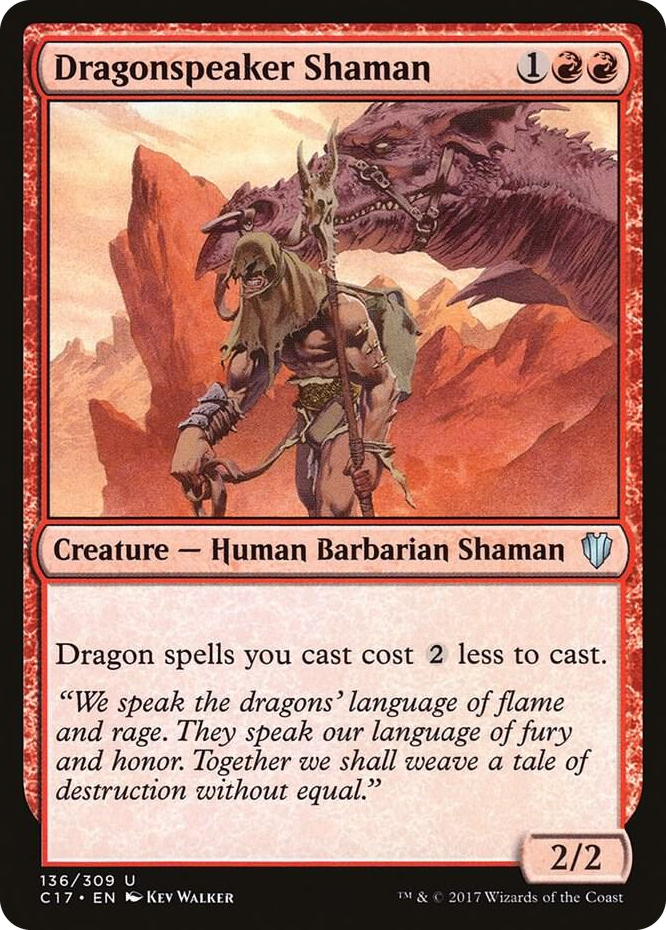 0136 Dragonspeaker Shaman U Commander 2017
