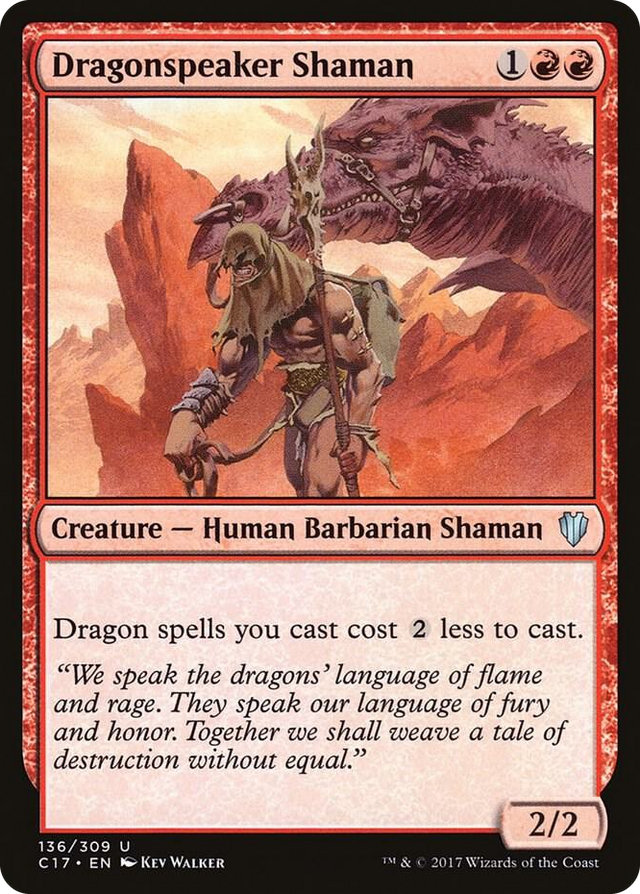 0136 Dragonspeaker Shaman U Commander 2017