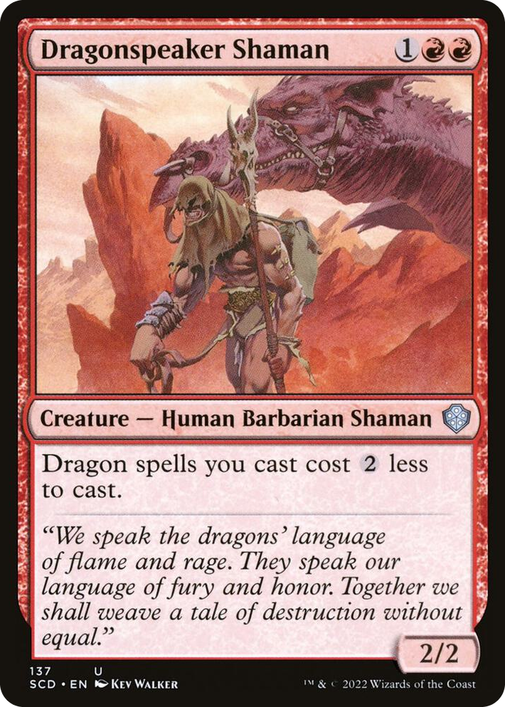 0137 Dragonspeaker Shaman U Starter Commander Decks