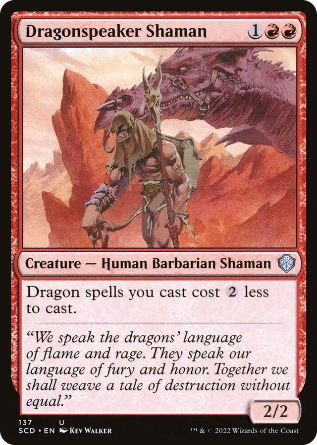 0137 Dragonspeaker Shaman U Starter Commander Decks