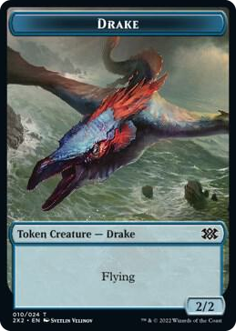 0010 Drake // Eldrazi Scion Double-Sided Token T Double Masters 2022