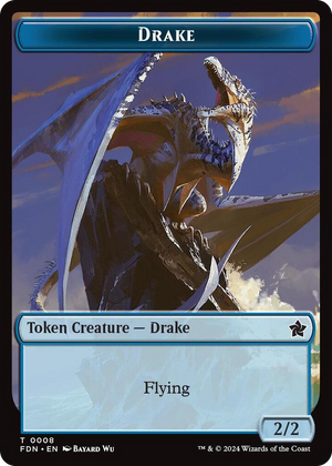 0008 Drake // Goblin Doubled-Sided Token T Foundations