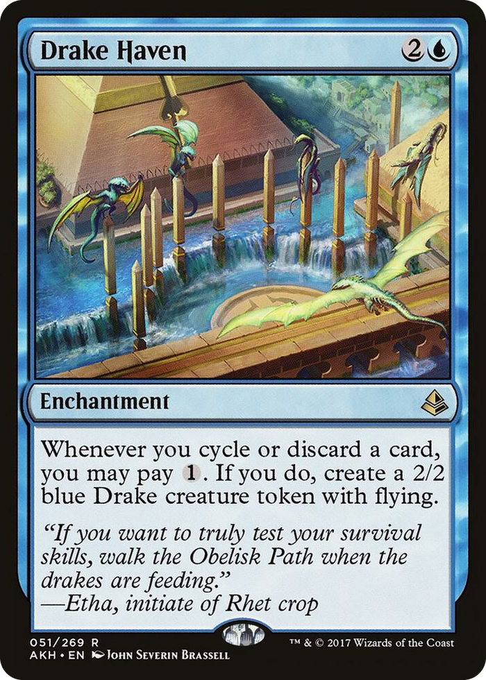 Drake Haven #51 R - Amonkhet Pokemon card