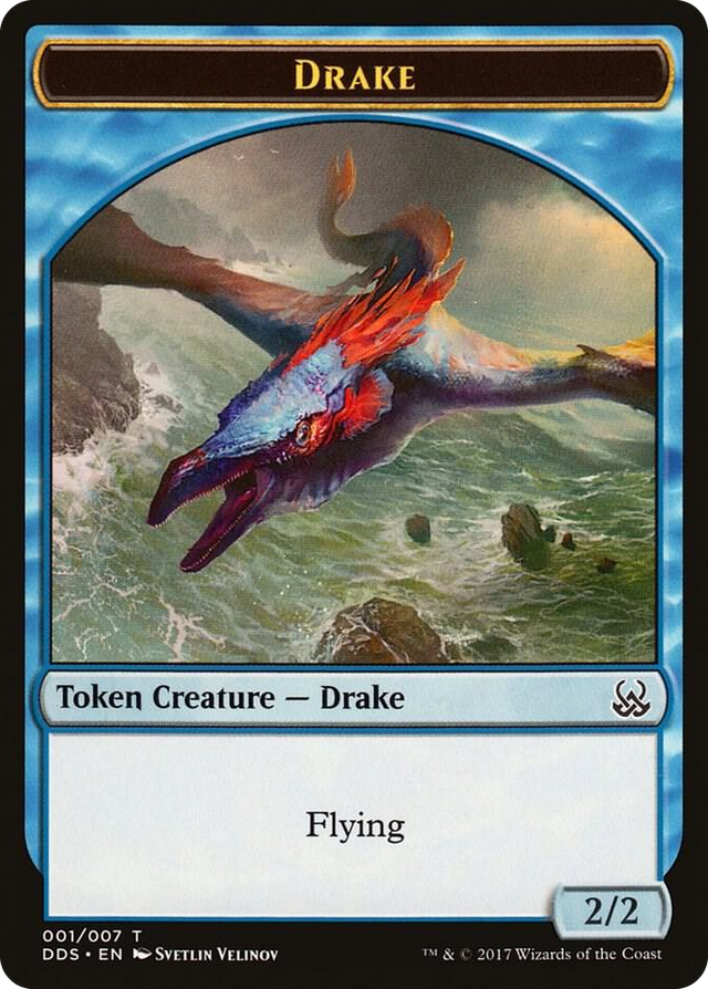 0001 Drake Token T Duel Decks: Mind vs. Might