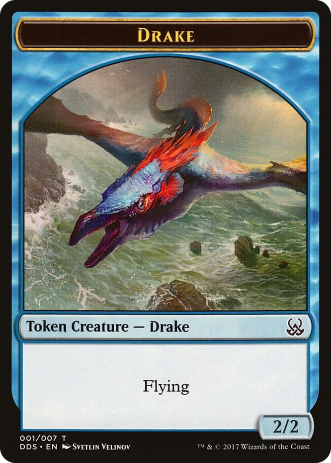 Drake Token #1 T - Duel Decks: Mind vs. Might Pokemon card