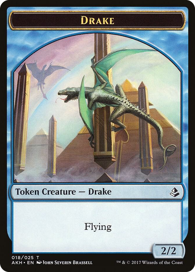 Drake Token #18 T - Amonkhet Pokemon card