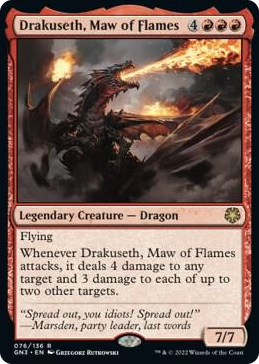0076 Drakuseth, Maw of Flames R Magic Game Night: Free-For-All