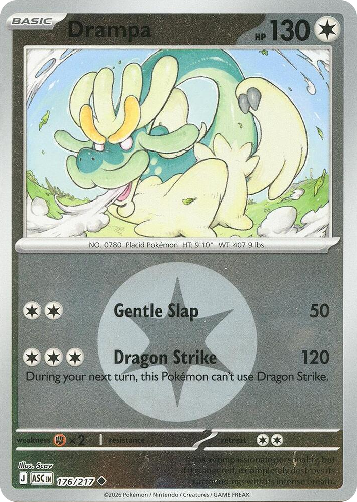 0176 Drampa (Energy Symbol Pattern) Uncommon Ascended Heroes