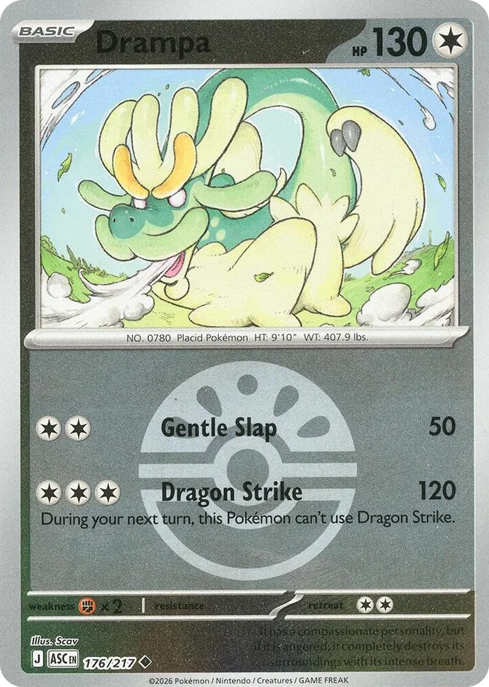 0176 Drampa (Friend Ball) Uncommon Ascended Heroes