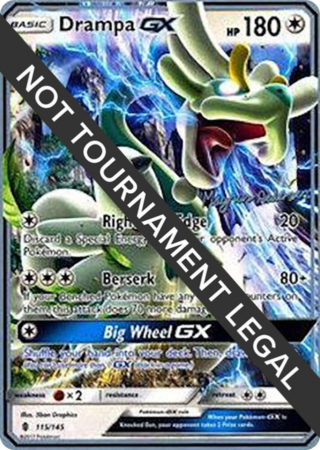 0115 Drampa GX - 2018 (Magnus Pedersen) Ultra Rare World Championship Decks